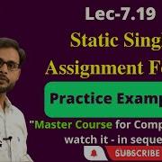 L7 19 Static Single Assignment Form Example 2 Compiler Design CD