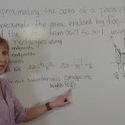 How Do You Approximate Area Between A Function The X Axis Over An Interval Using The Midpoints
