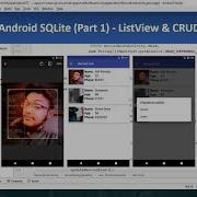 SQLite 01 ListView CRUD Android Studio Java
