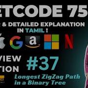 Longest ZigZag Path In A Binary Tree LeetCode 75 Explained In Tamil Python Java Solution Dsa