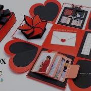 Hướng Dẫn Love Box Đỏ Explosion Box Tutorial NGOC VANG Handmade