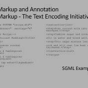 029 NLP Corpus Markup And Annotation