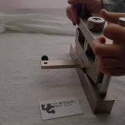 3 Pt Guided Bend Testing Fixture W Deflectometer Holder