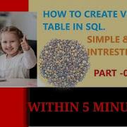 SQL Virtual Table Creating View In Sql Part 9 In English Virtualtable Sql