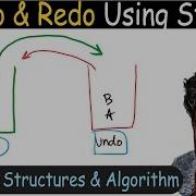 67 Undo Redo Using Stack Stack Application DSA Tutorial
