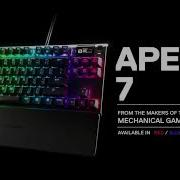 SteelSeries Apex 7 Mechanical Gaming Keyboard OLED Smart Display