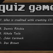 C Quiz Game