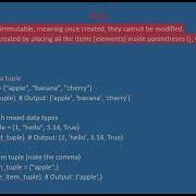 Ep 6 Tuple In Python Python Tutorial For Beginners In Nepali