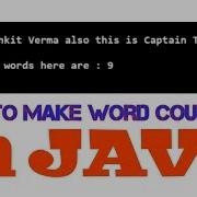 Java Program To Count Number Of Words In A String Sentence 2019