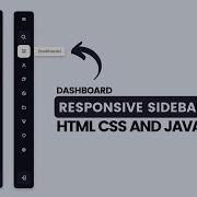Responsive Side Navigation Bar In HTML CSS And JavaScript Dashboard Sidebar Menu