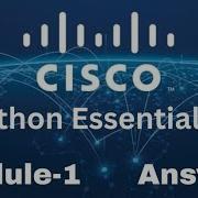 Cisco Python Essentials 1 Module 1 Quiz Answers