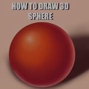 Drawing 3D Sphere Quick Tutorial Digital