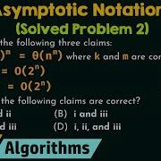 Asymptotic Notations Solved Problem 2