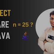 How To Check If A Number Is A Perfect Square In Java Java Programming Tutorial