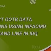 How To Import OOTB Data Domains Using Infacmd Command Line In IDQ