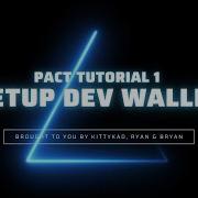 Kadena Pact Smart Contract Tutorial 1 Setup Dev Wallet Using Chainweaver