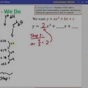 Quadratic Pattern Explicit Equation