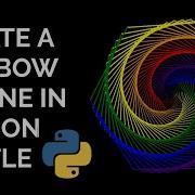 Rainbow Benzene In Python Turtle Python Graphics Programming Python Programming