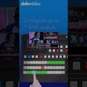 Datavideo 4000 Series Switcher Comes With AUX Feature