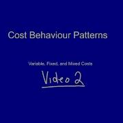 Cost Behaviour Patterns Mixed Costs And Relevant Range