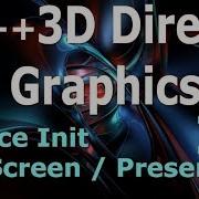 C 3D DirectX Tutorial Device Init Fill Screen Present