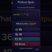 PythonQuizDailyn Answer The Question In The Comment Coding Python Code Quiz