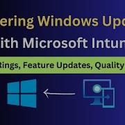 Configure Windows Updates In Intune Windows Update Rings Feature Updates Quality Updates
