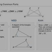 Geometry 4 7 Congruence In Overlapping Triangles Problem 2 Using Common Parts