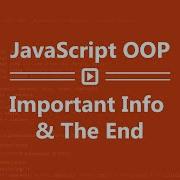 Learn JavaScript OOP In Arabic 26 Important Info And The End