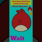 Draw Angry Bird Using Python Turtle Code Shorts Angry Youtubeshorts Coding Python