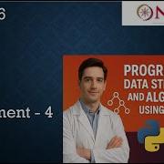 Programming Data Structures And Algorithms Using Python Assignment 4 Jan 2026 Week 4 NPTEL