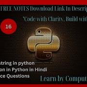 Python Part 16 String Methods In Python In Hindi Computershagoofi Beginners