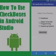 09 How To Use CheckBoxes In Android Studio