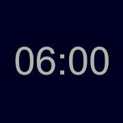 6 Minute Timer With Alarm At The End Countup