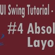 4 Java Swing Tutorial In Pashto AbsoluteLayout