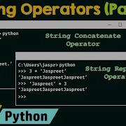 String Operators In Python Part 1