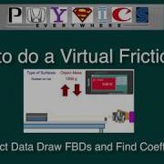 Performing A Virtual Friction Lab To Determine The Coefficients Of Static And Kinetic Friction