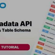 Introducing The Metadata API Managing Table Schema Via API