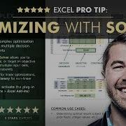 EXCEL PRO TIP Advanced Optimization With Solver