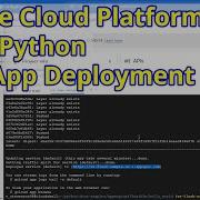 Google Cloud Platform Flask Python App Deployment