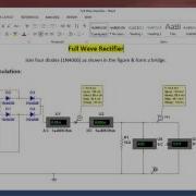 Performance Parameters Of Full Wave Rectifier