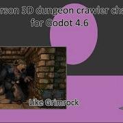 First Person 3D Dungeon Crawler Player Template For Godot 4 6