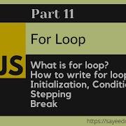 JavaScript Bangla Tutorial Part 11 Latest 2021 JavaScript For Beginners For Loop