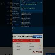 ANGULAR 17 I READ LOCAL JSON I HTTP CLIENT I HTTPCLIENTMODULE I HTML I TABLE Angular17 Typescript