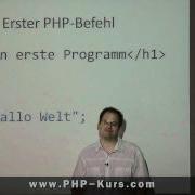 Erstes PHP Programm Erstellen Http Www Php Kurs Com