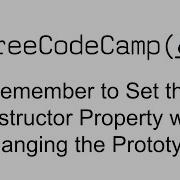 Remember To Set The Constructor Property When Changing The Prototype Object Oriented Programming
