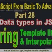 Template Literals And Interpolation String Type In JavaScript Part 28 JavaScript SmartCode