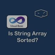 Is String Array Sorted In Vb Net