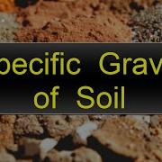 Specific Gravity Of Soil