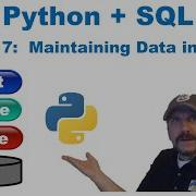 Master Using SQL With Python Lesson 7 Maintaining Data In SQLite
